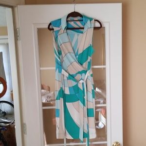 New York and Company sleeveless wrap dress